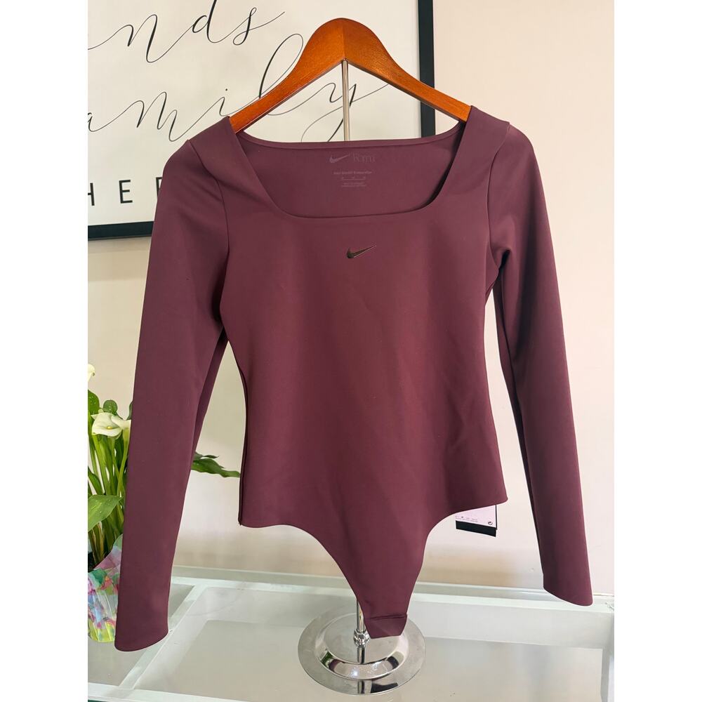 Nike Zenvy Form Long-Sleeve Bodysuit | Size M | NWT